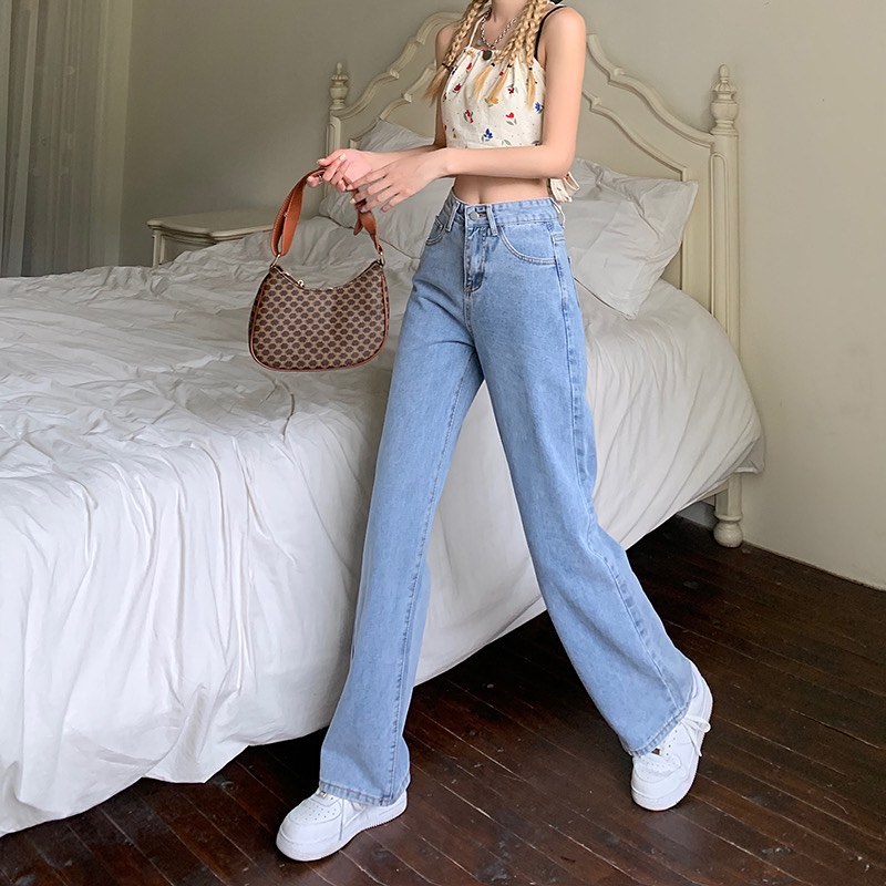 Cely high waist denim pants