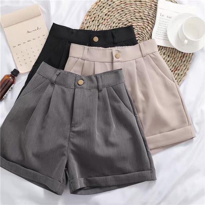 High waist short pants