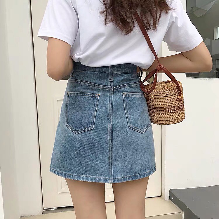 Denim skirt