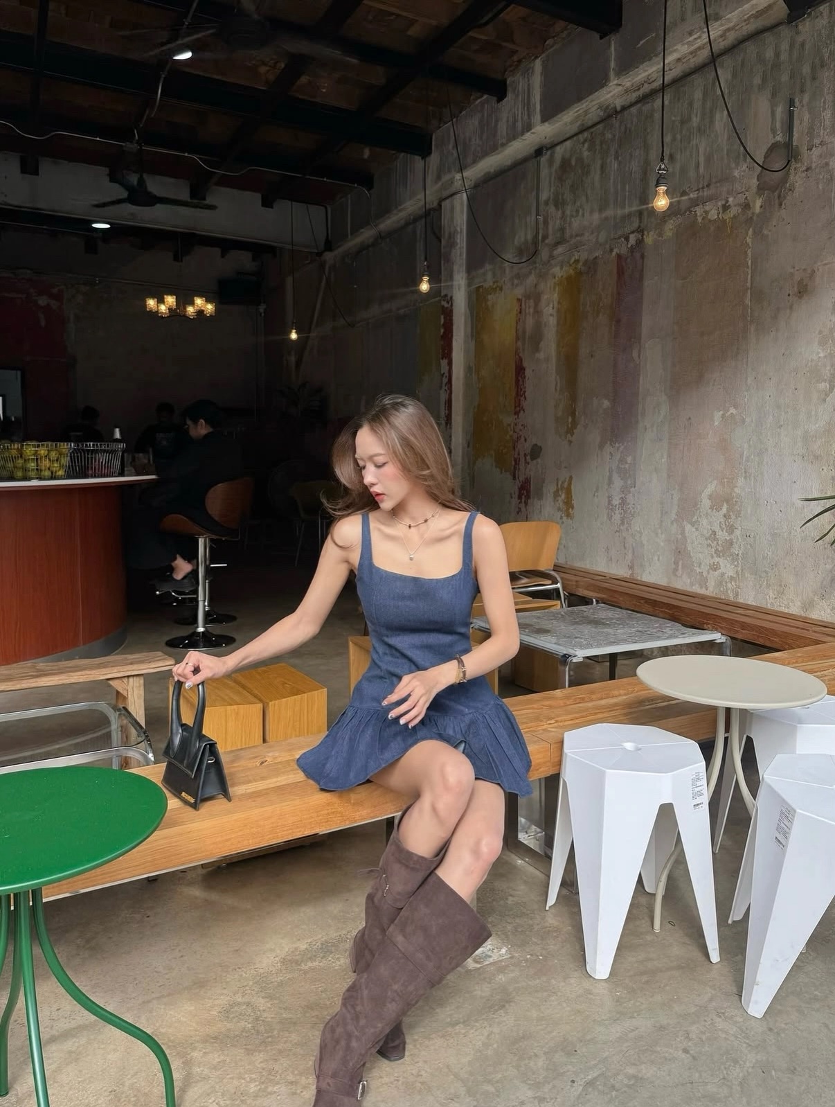 Denim Sleeveless Dress