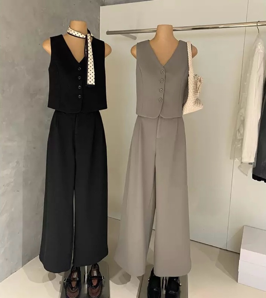 Vest & Suit Pants Set