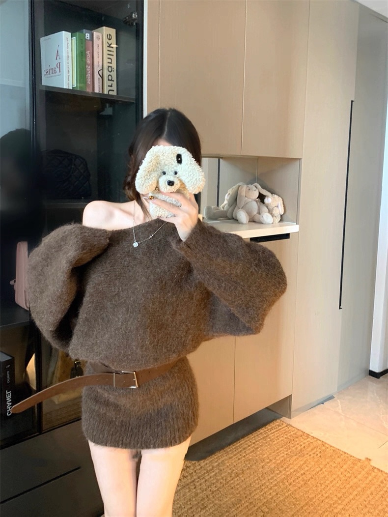 Knitted Dress & Belt