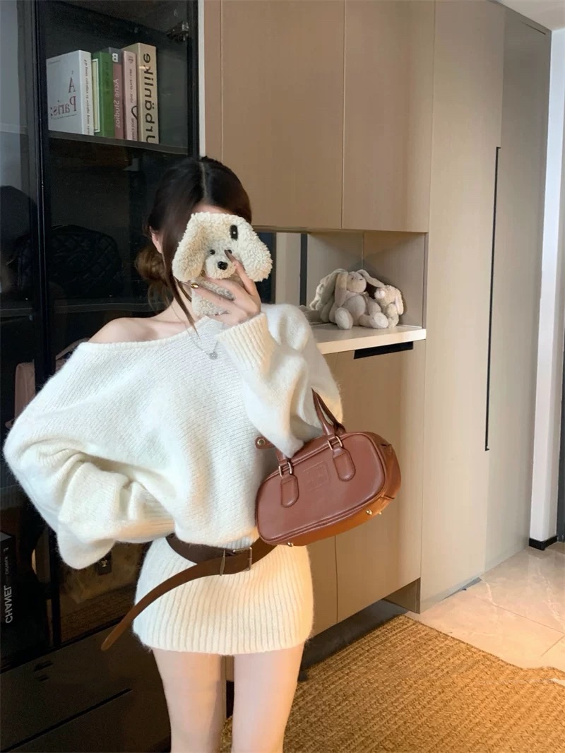 Knitted Dress & Belt