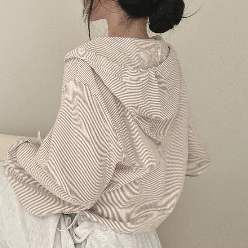 Stripes Hoodie Shirt 