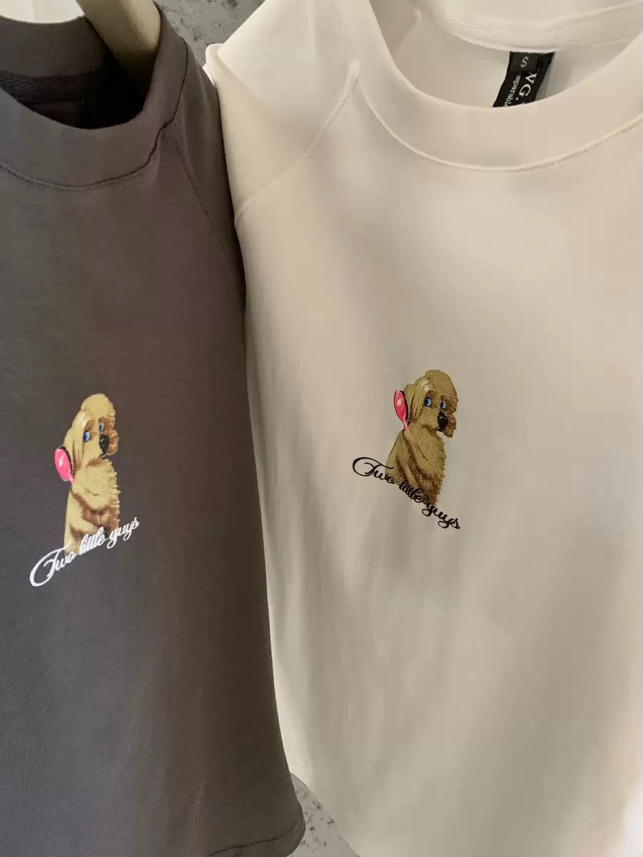 Two Little Guys Graphic Top