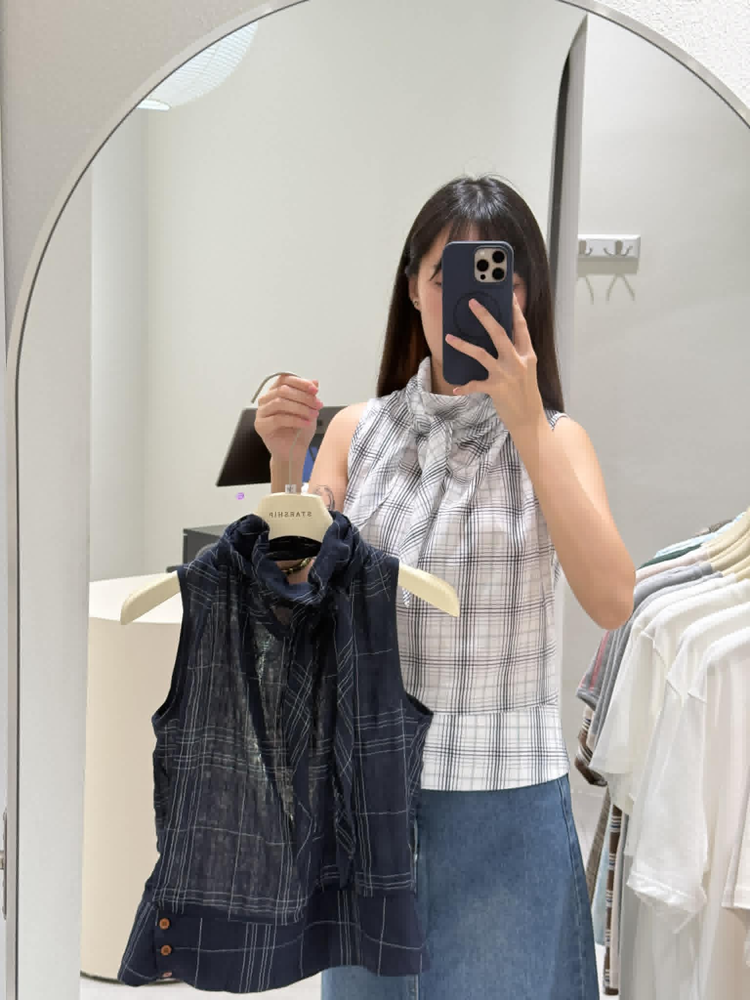 Vintage Triangle Scarf Vest 