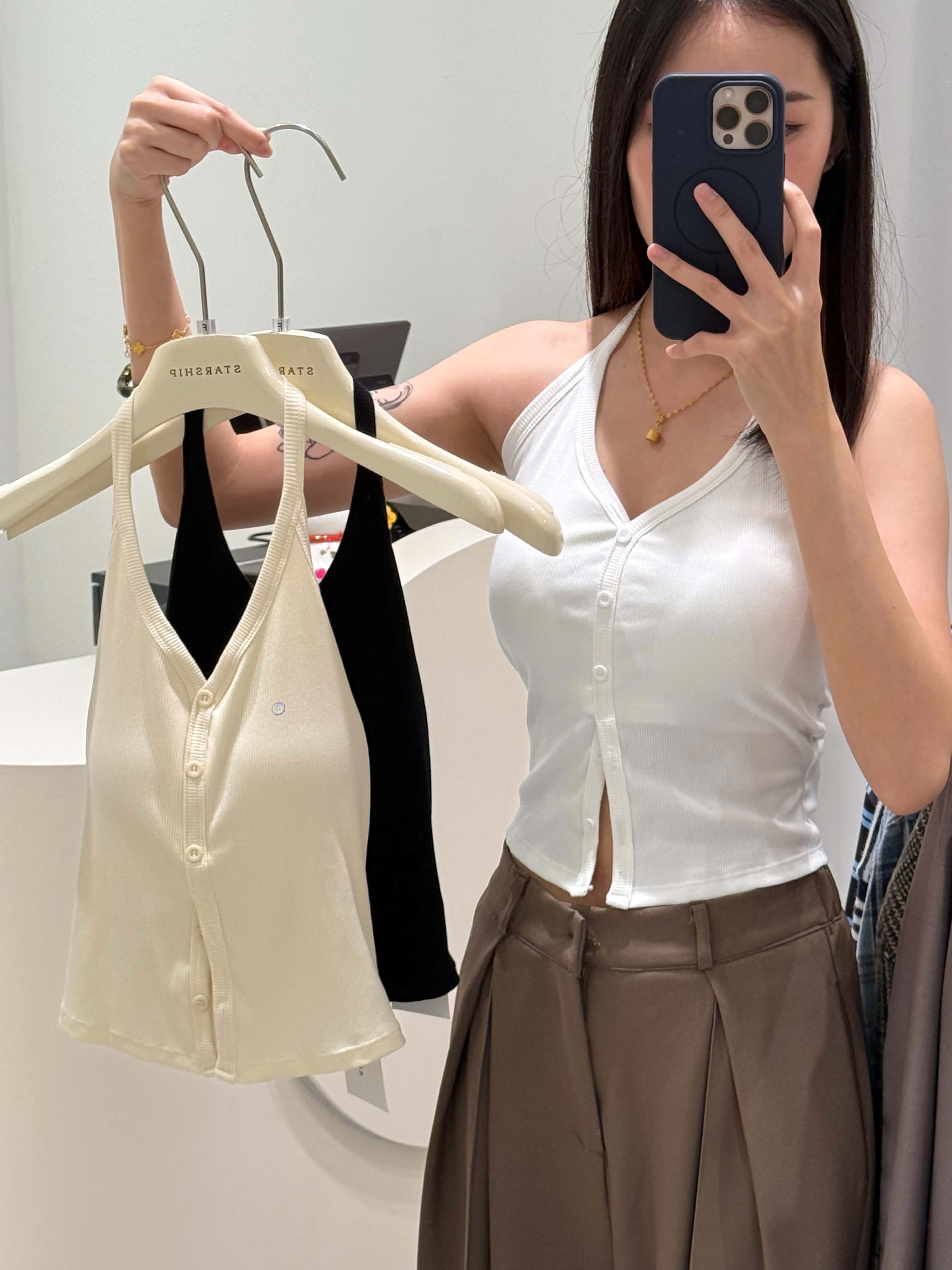 Halter Padded Singlet