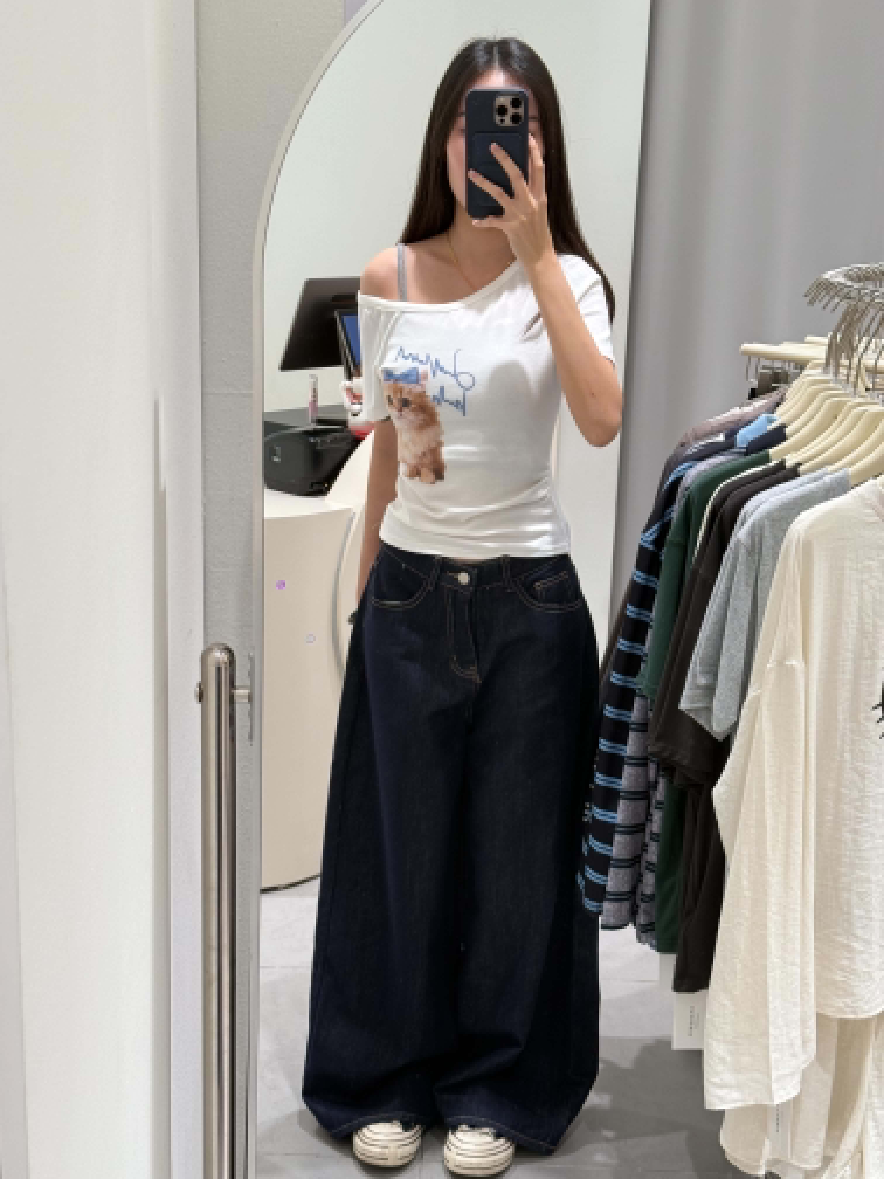 Dark Blue Denim Jeans