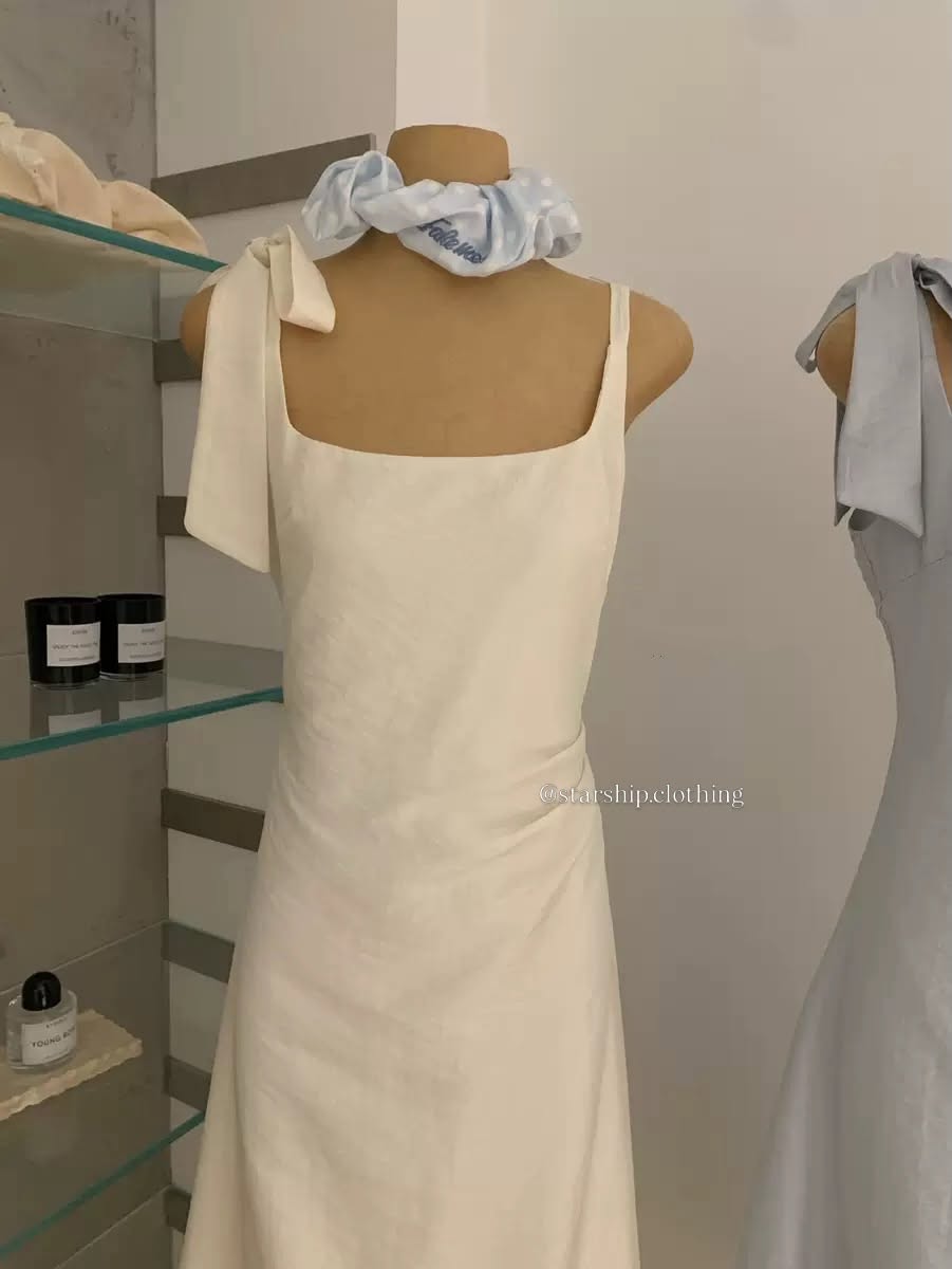 Sleeveless Satin Long Dress