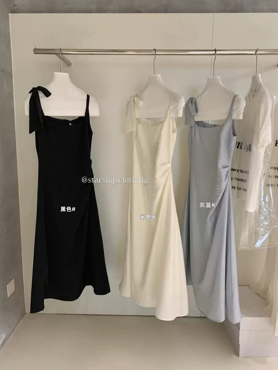 Sleeveless Satin Long Dress