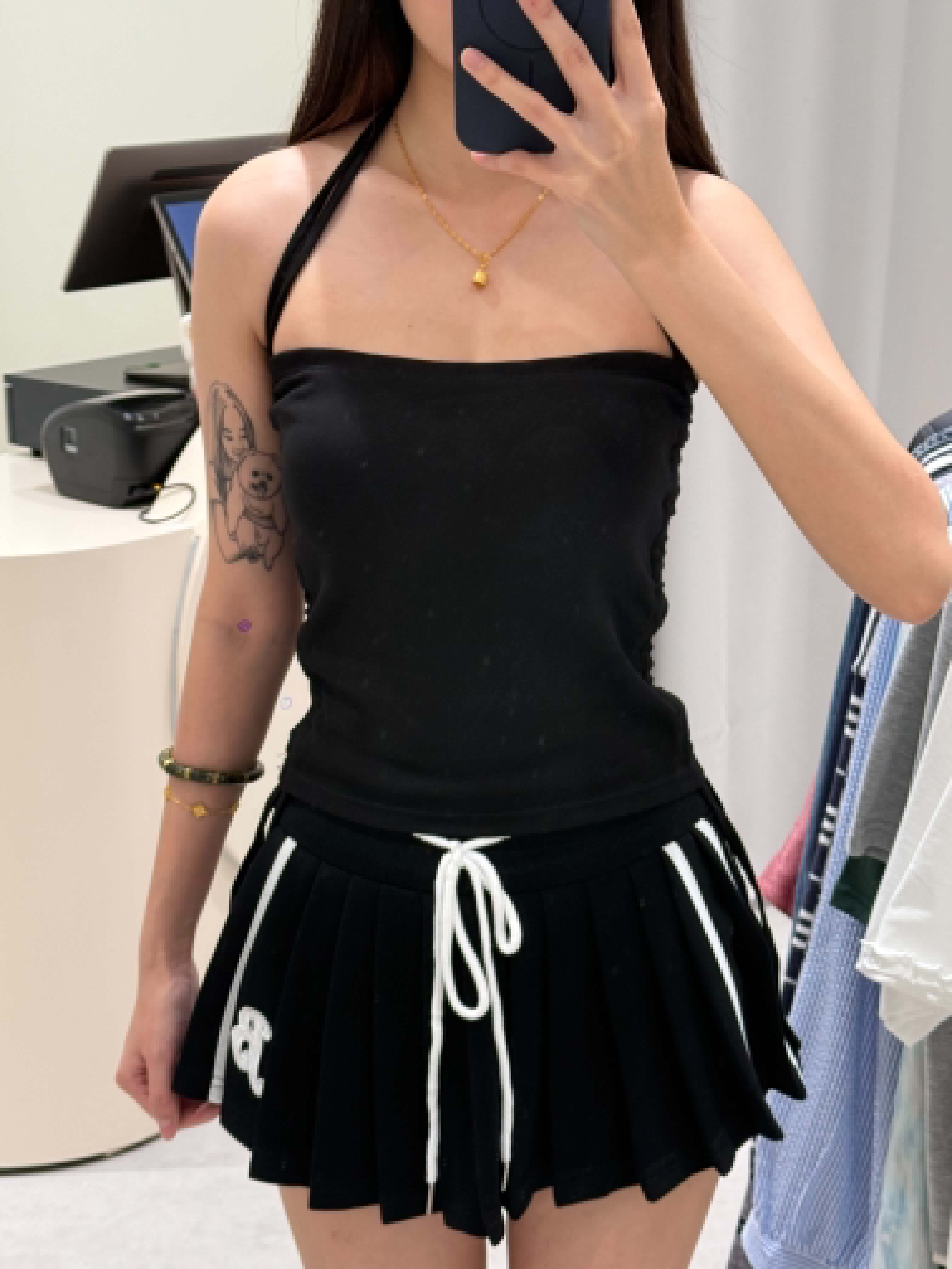 Tube Halter Crop Top