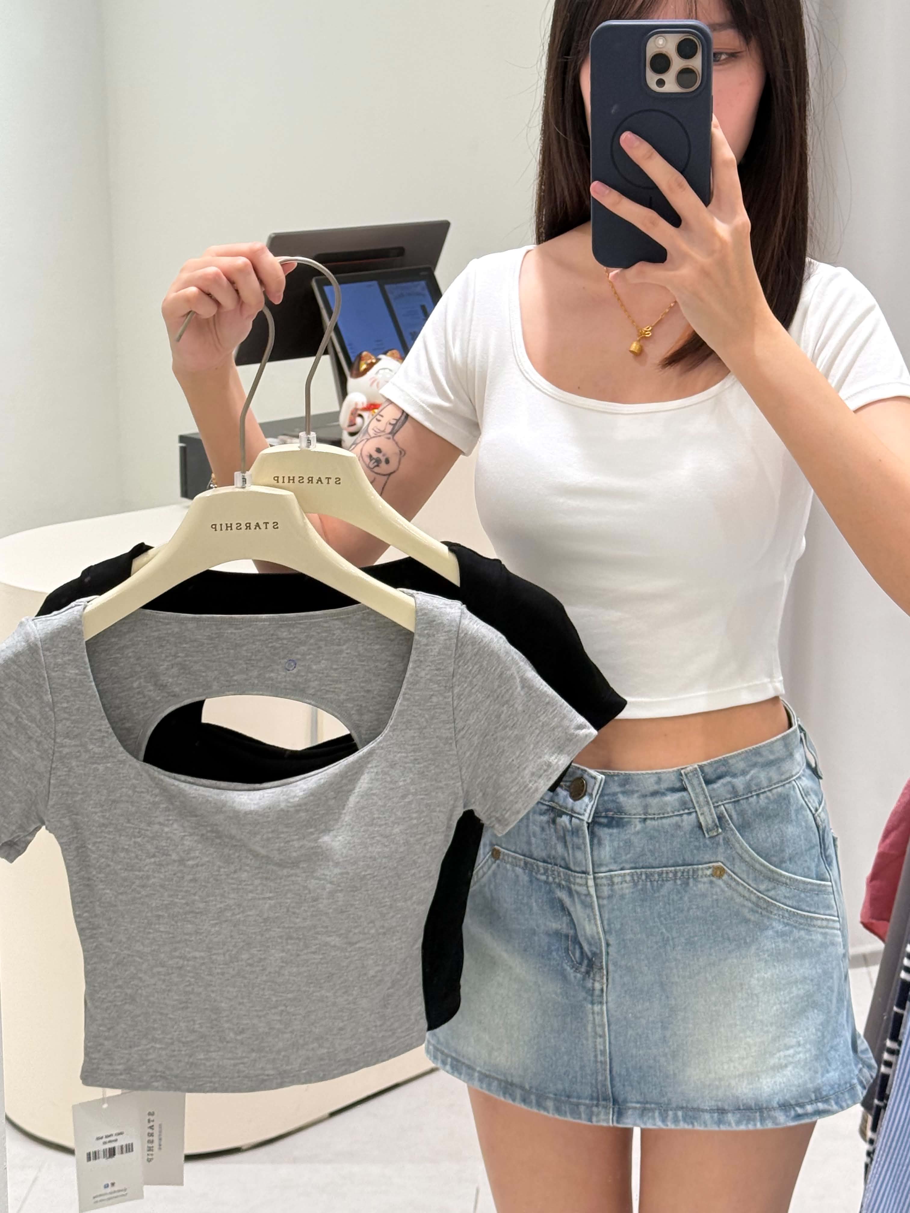 Cross Back Padded Crop Top