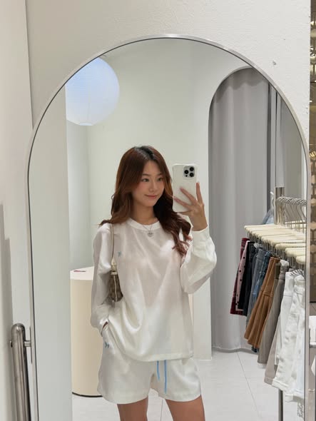 Polo Long Sleeve Blouse & Shorts Set