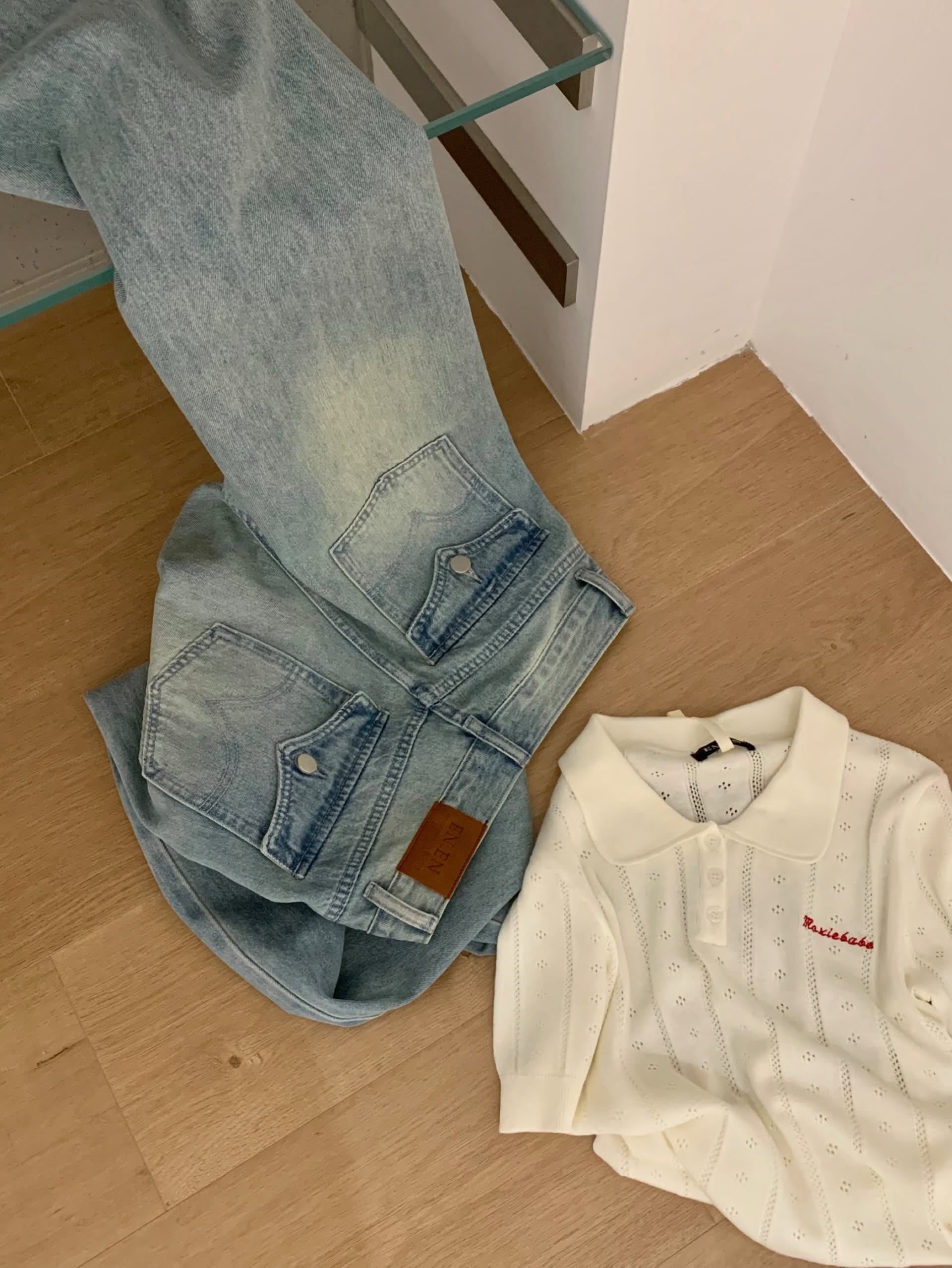 Light Blue Denim Pants