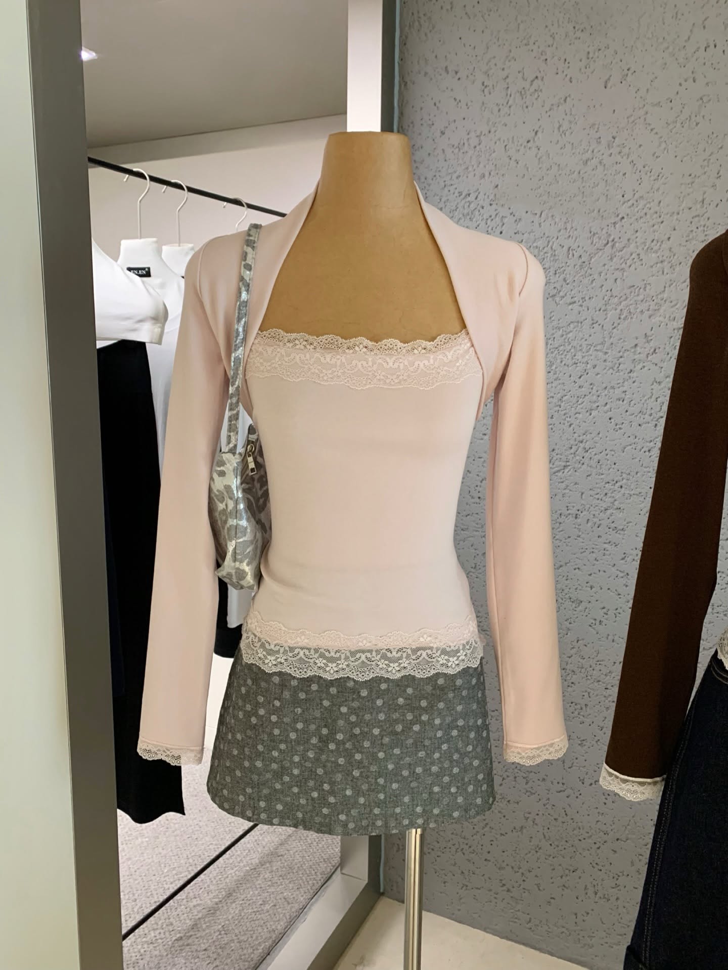 Long Sleeve Lace Blouse