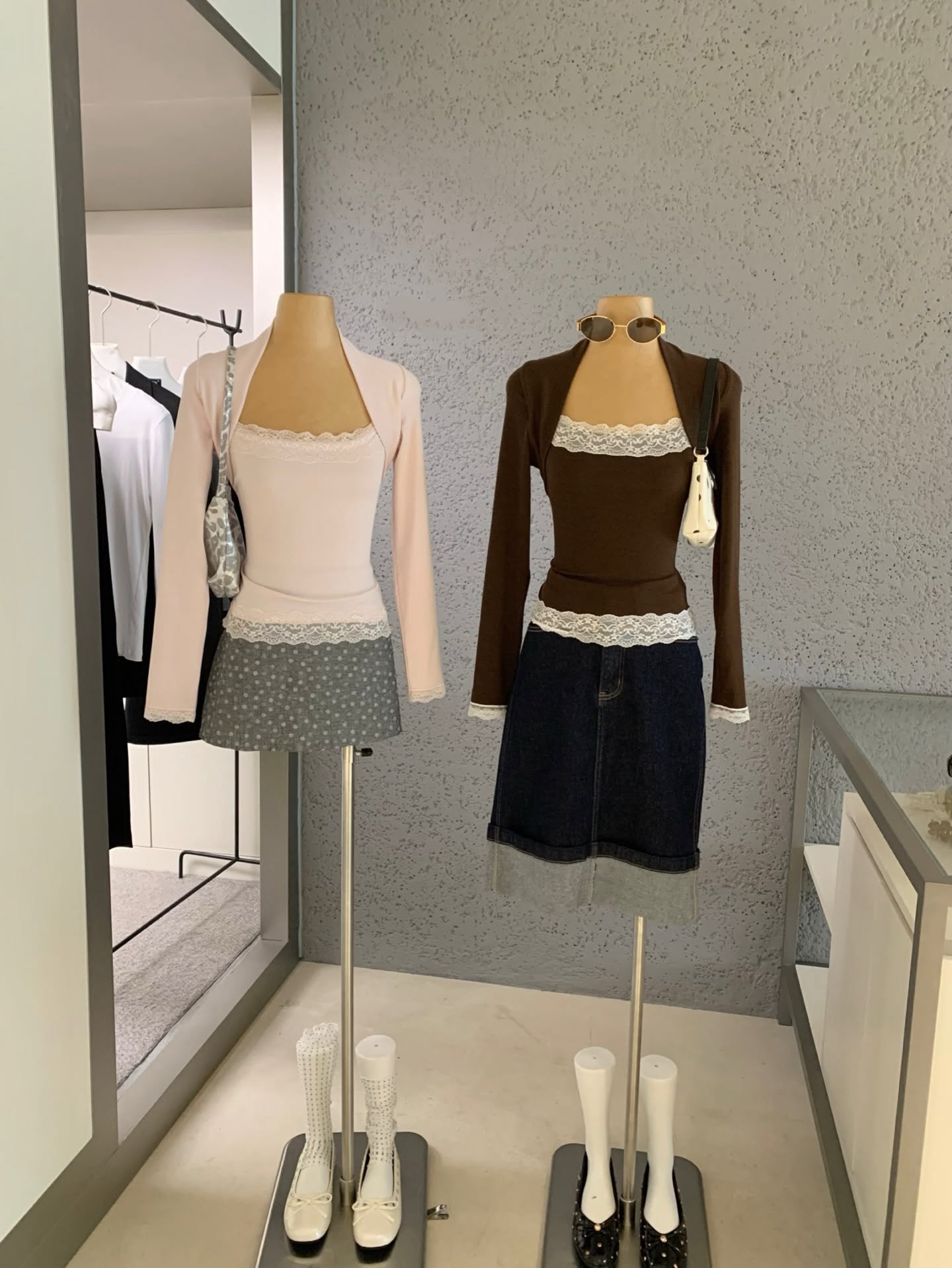 Long Sleeve Lace Blouse