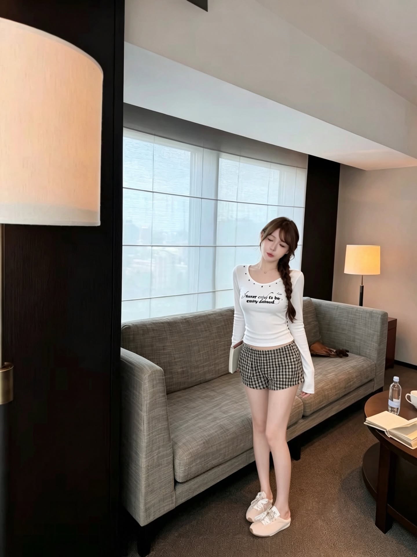Defined Long Sleeve Blouse
