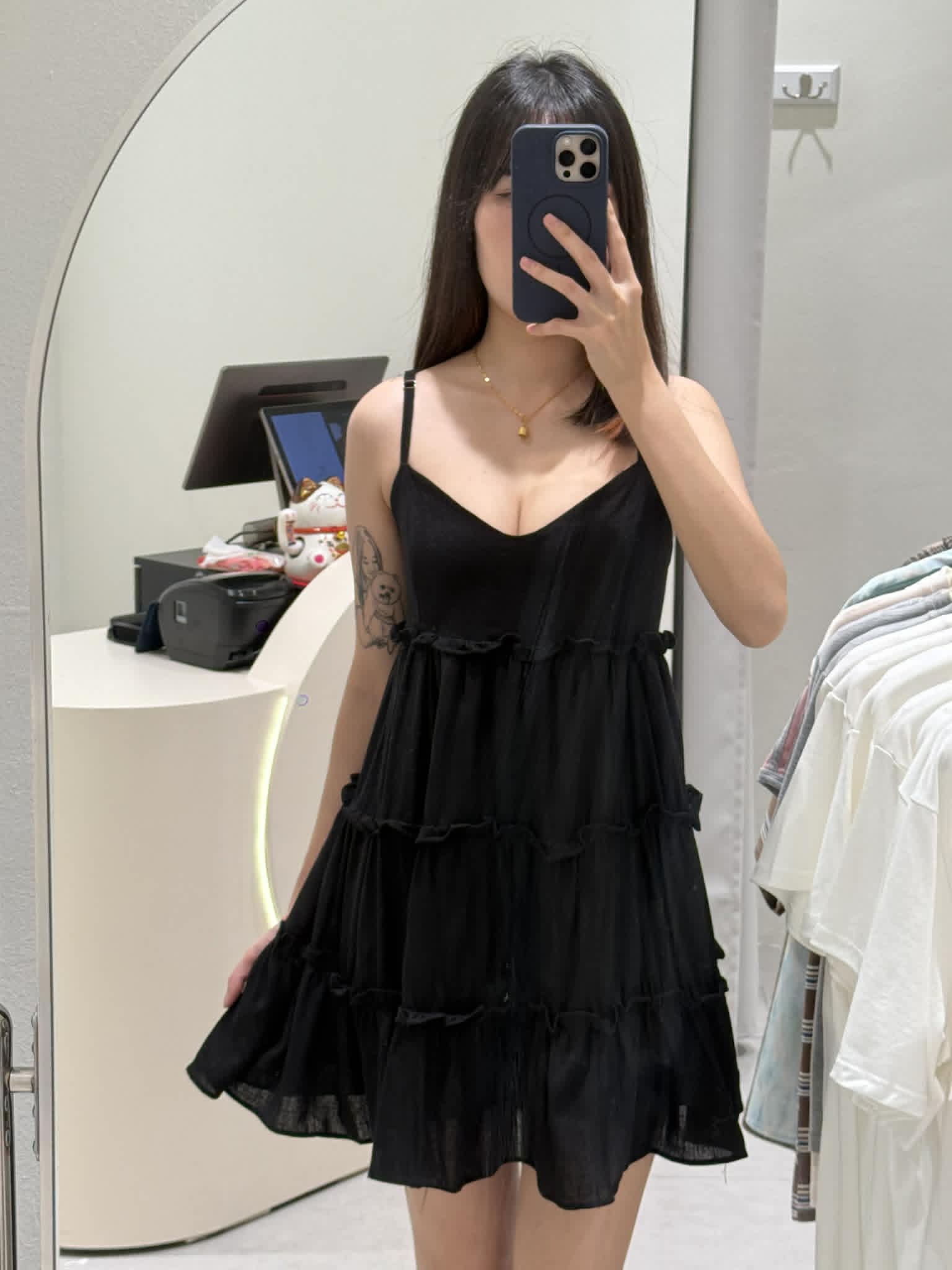 Sleeveless Linen Dress