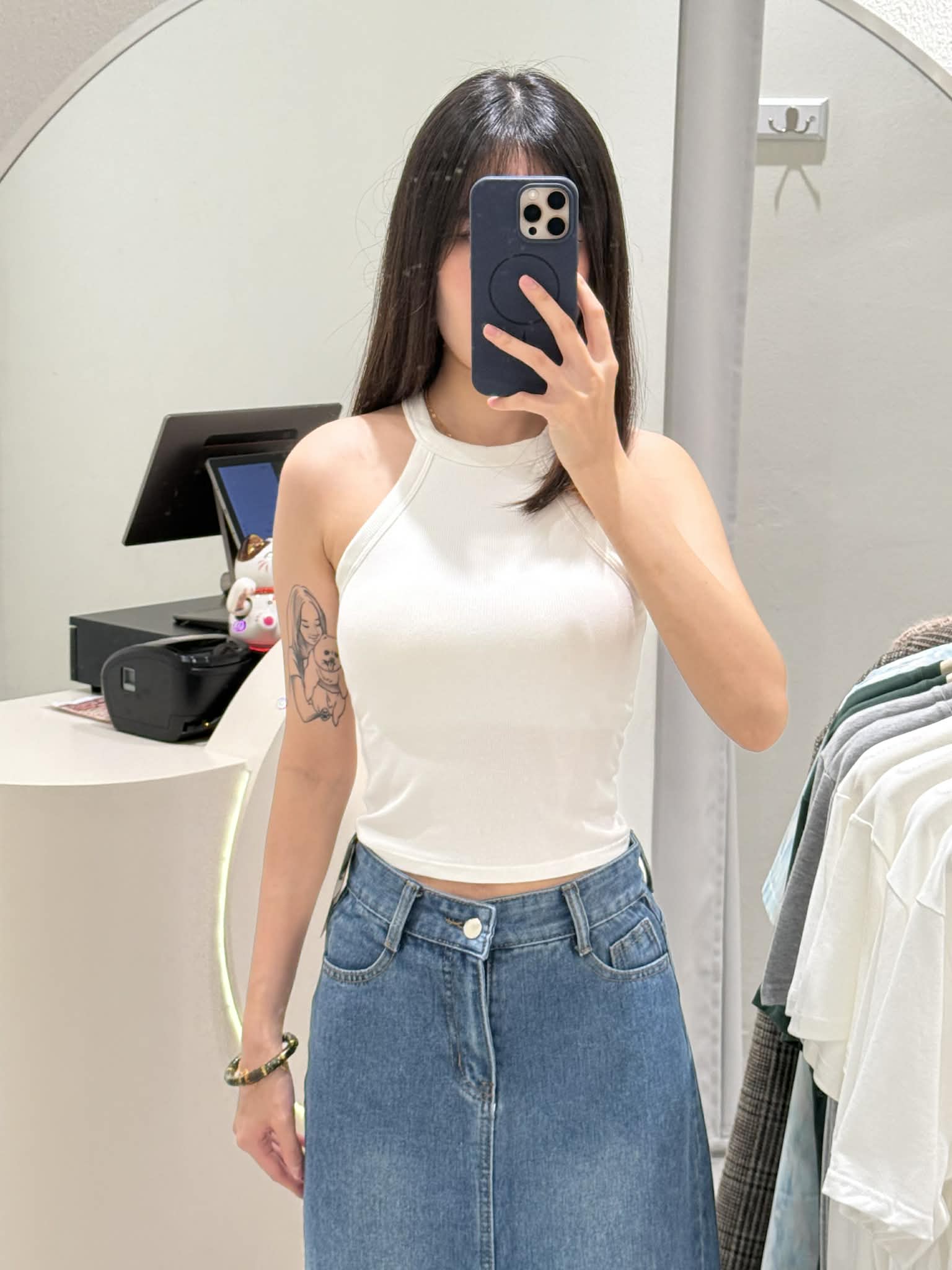 Padded Sleeveless Singlet