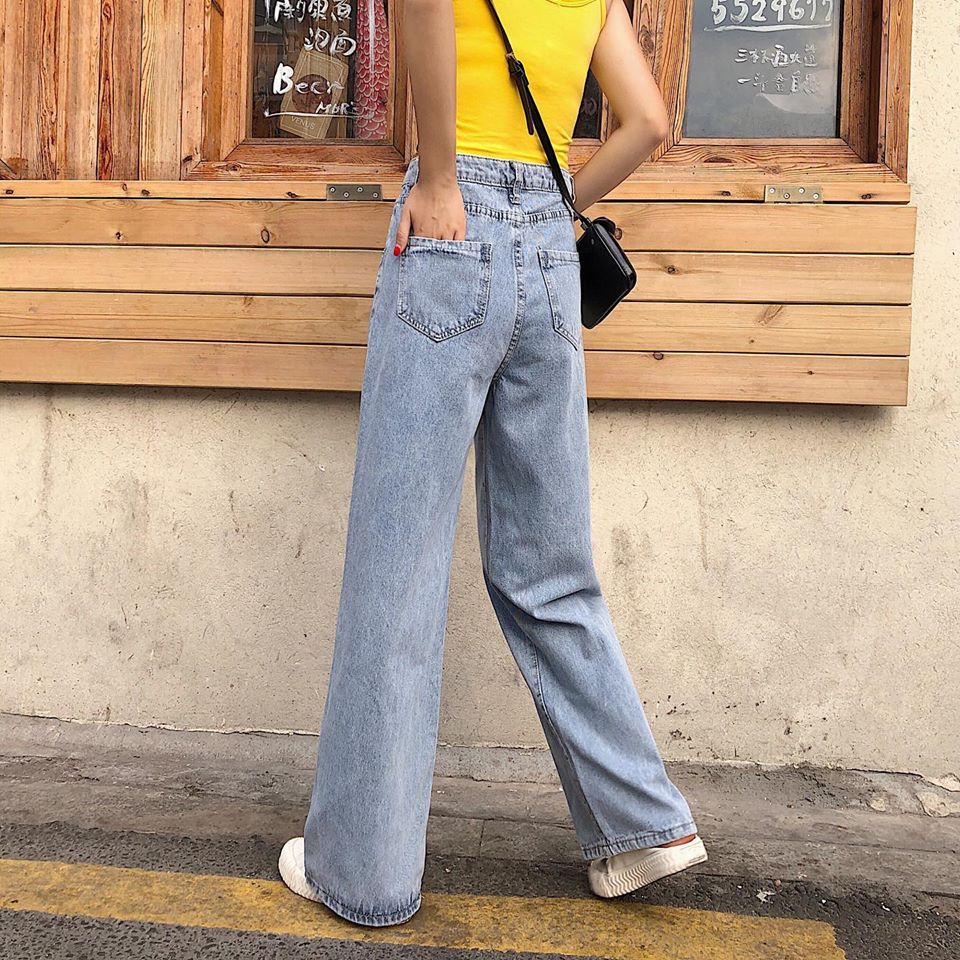 Serene high waist denim pants