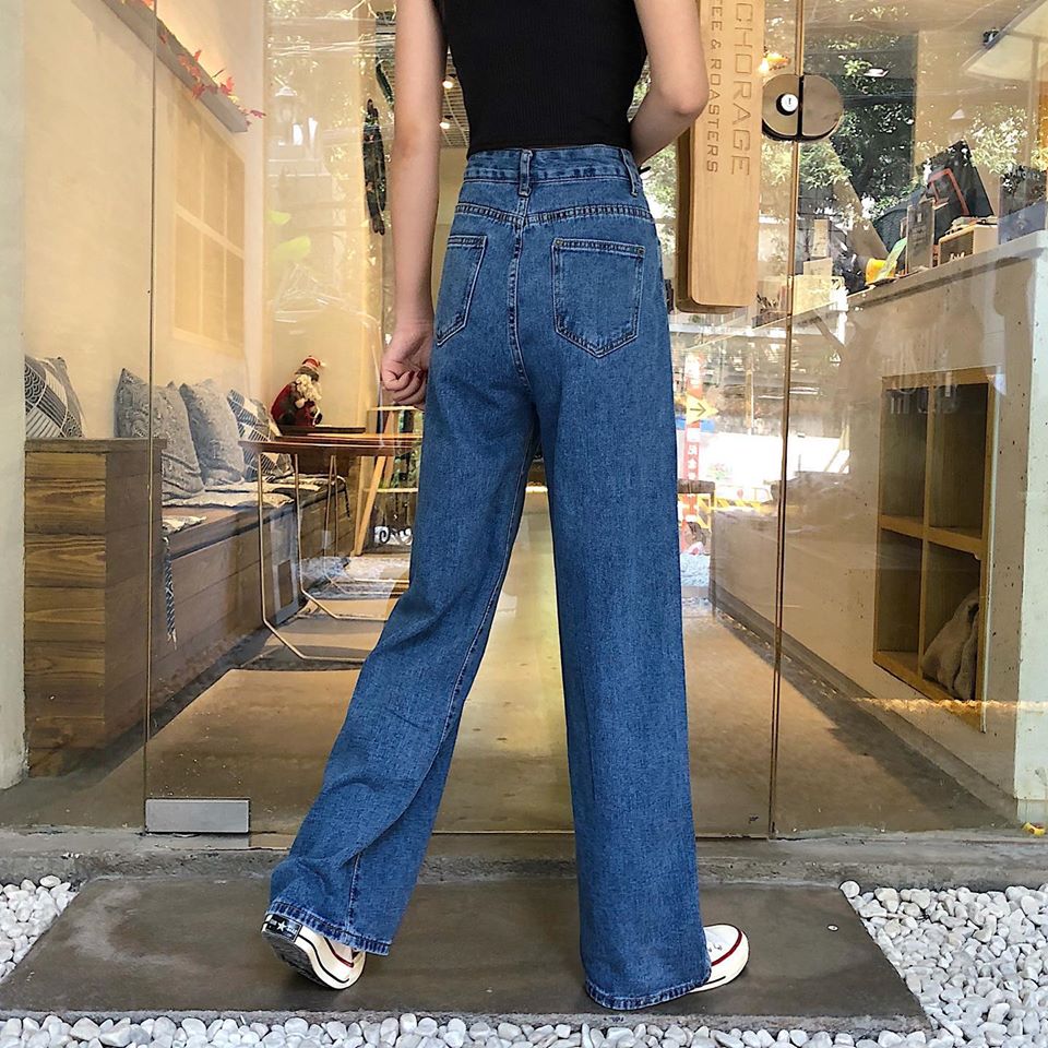 Serene high waist denim pants
