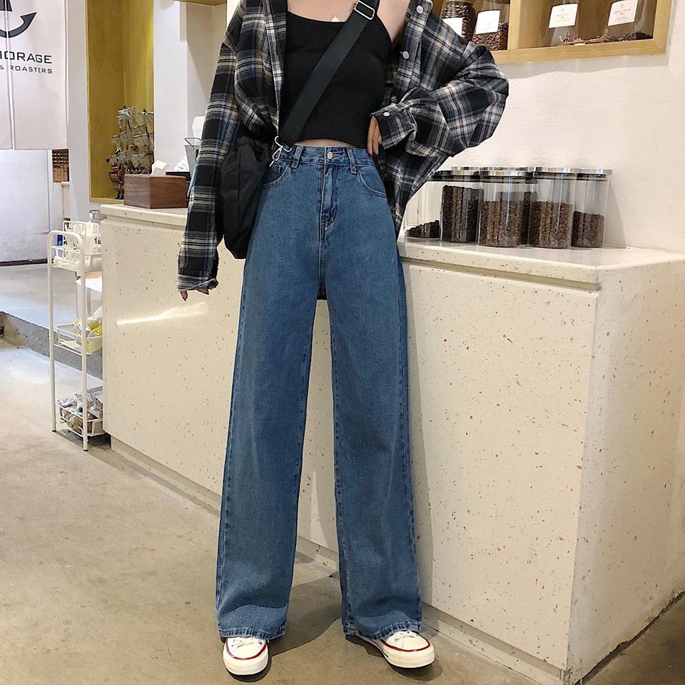 Serene high waist denim pants