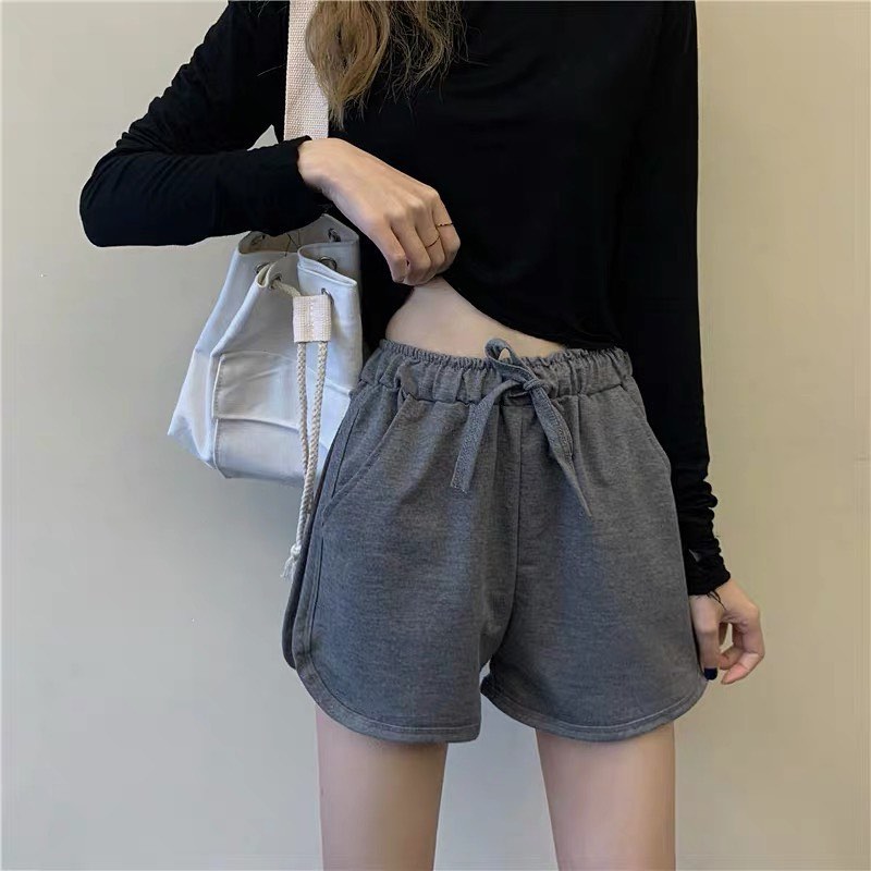 High waist stretchable shorts