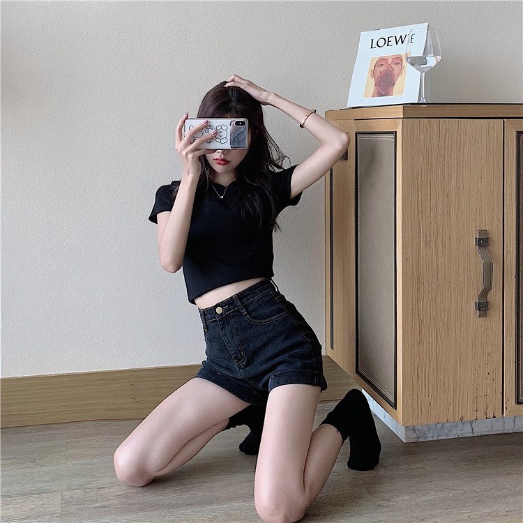 Juicy denim high waist pants