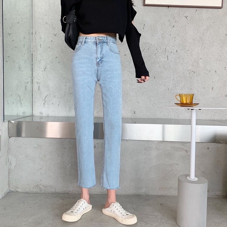 Shellie high waist denim pants