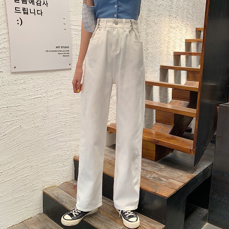 Hyuna straight mop jeans