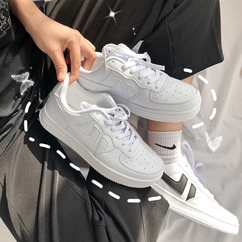 White sneakers