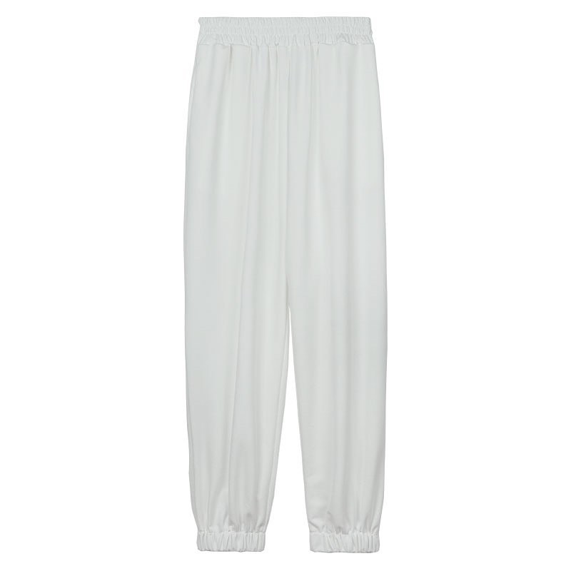 Plain high waist stretchable pants