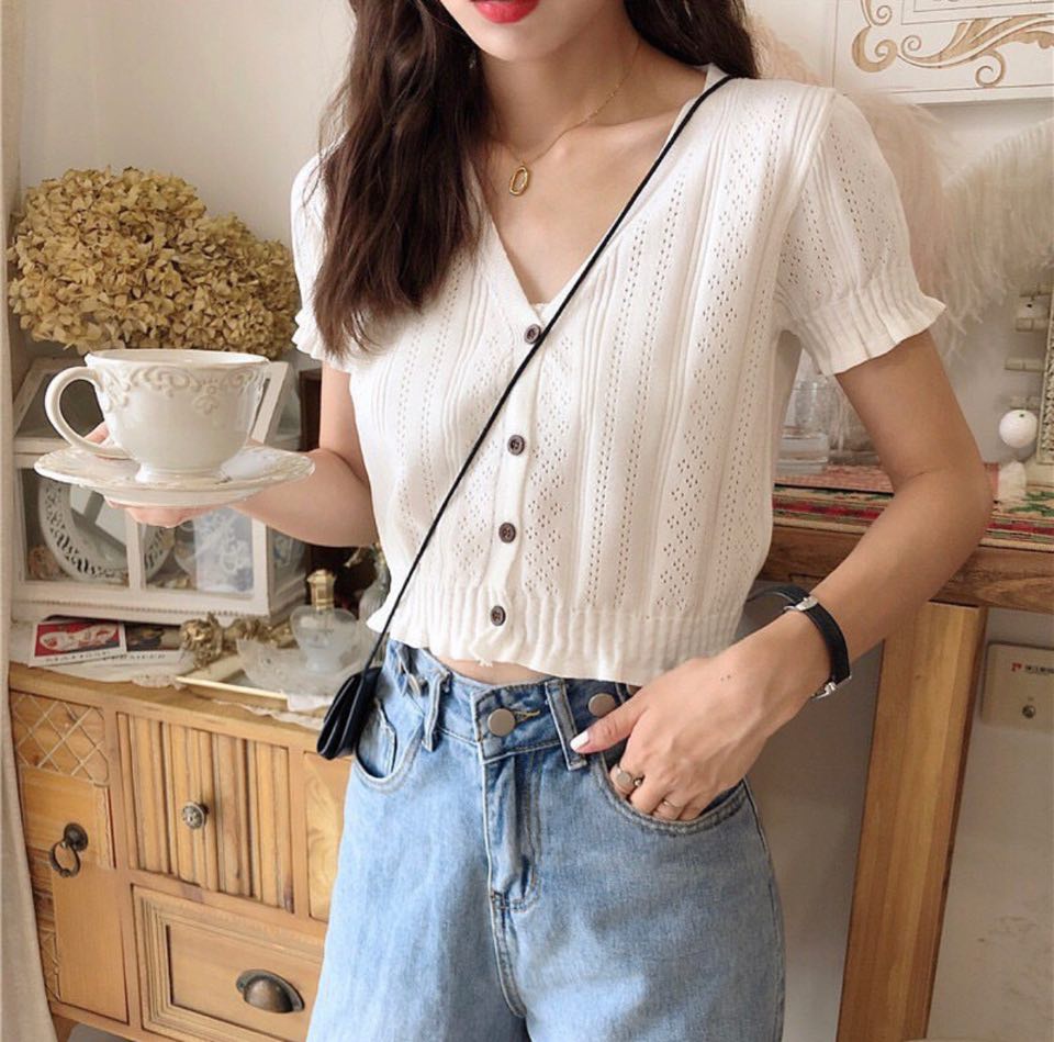 V neck women blouse