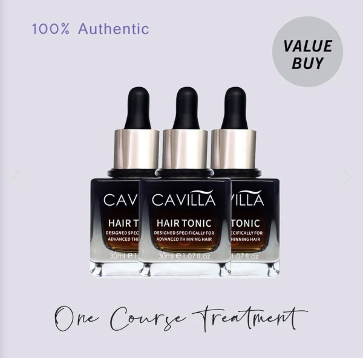 Cavilla Hair Tonic (3 Bottles)