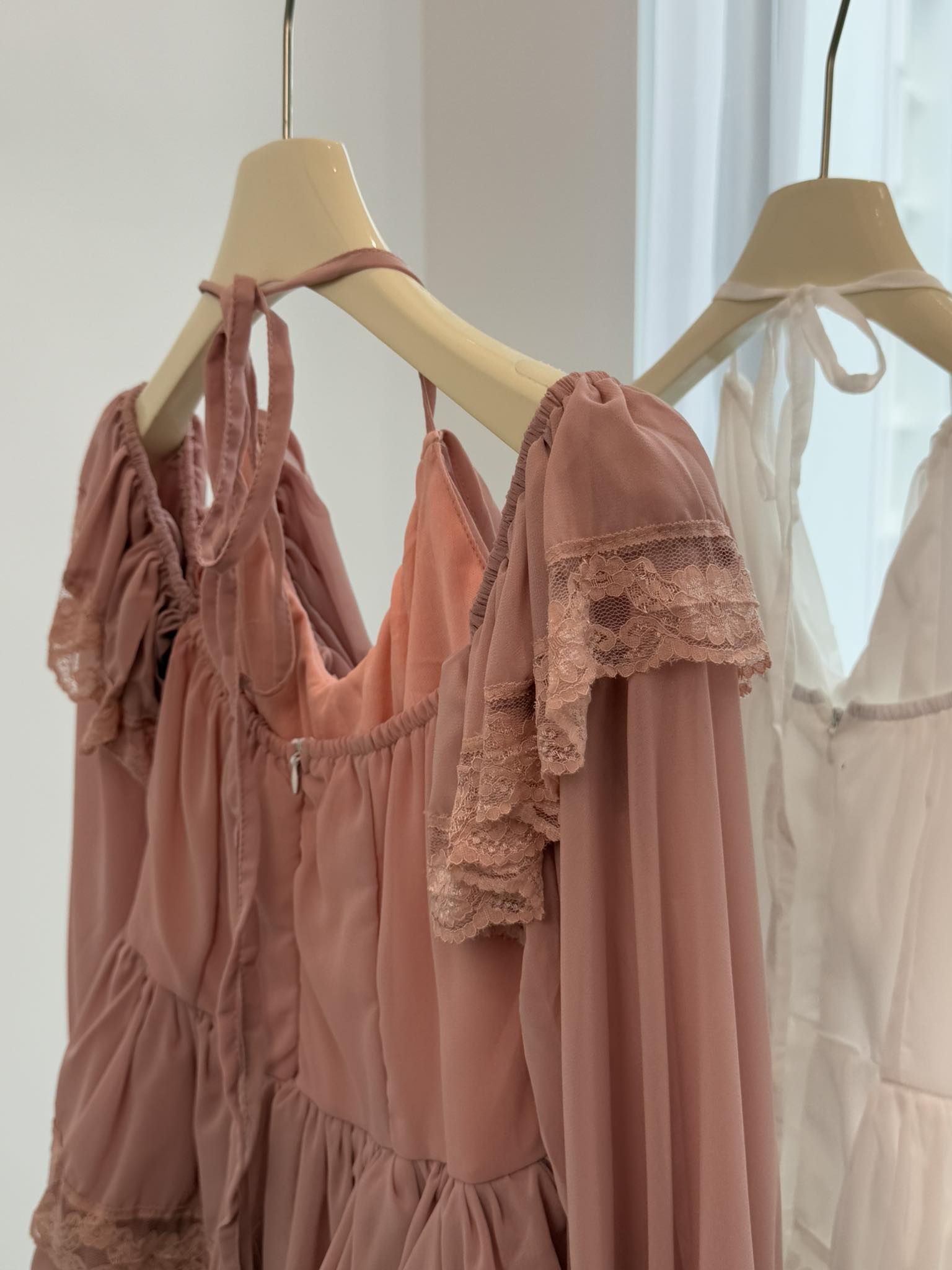 Cold Shoulder Long Sleeve Lace Dress