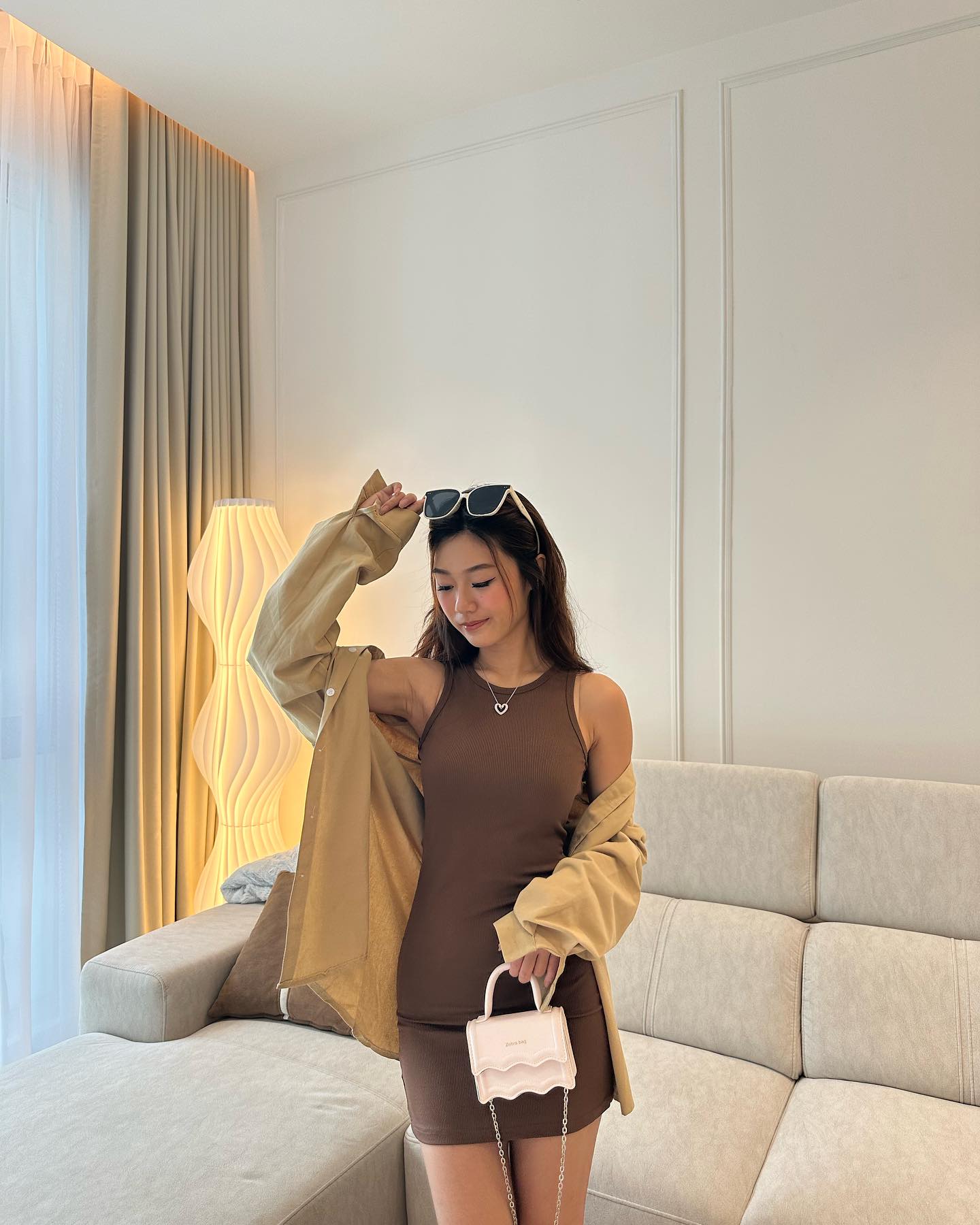 Polo Shirt & Khaki Dress