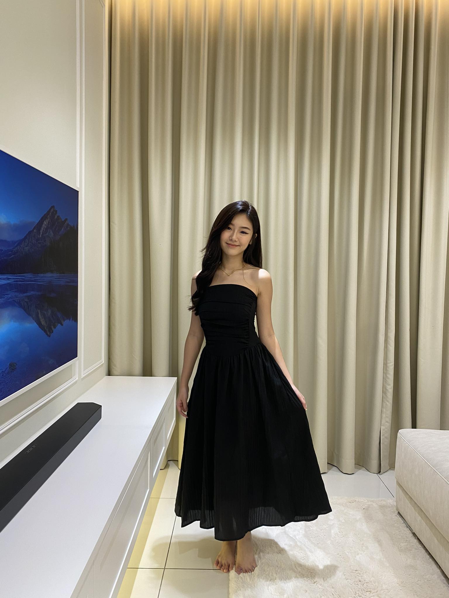 Black Tube Maxi Dress