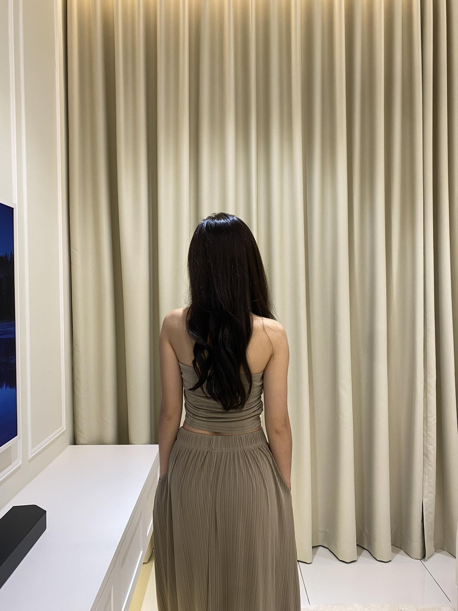 Tube Top & Maxi Long Skirt Set