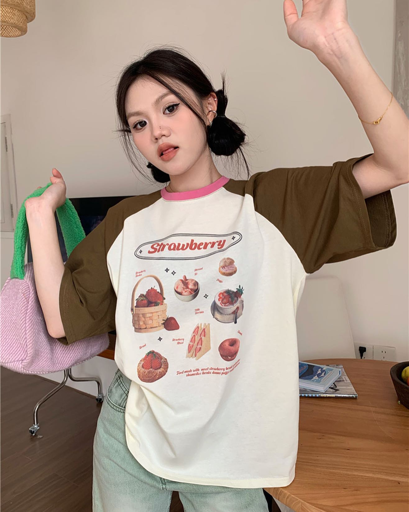 Strawberry Graphic T-Shirt