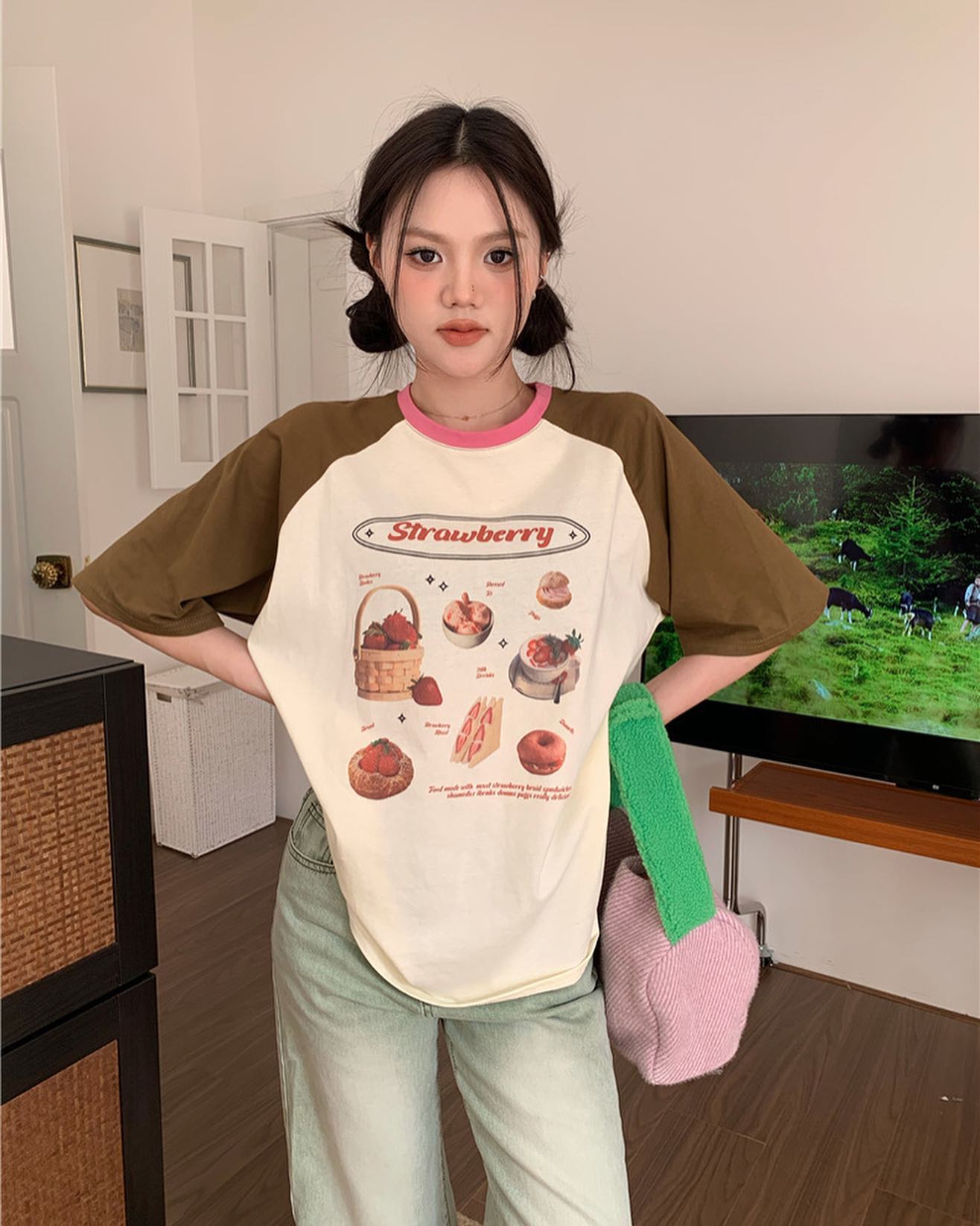 Strawberry Graphic T-Shirt