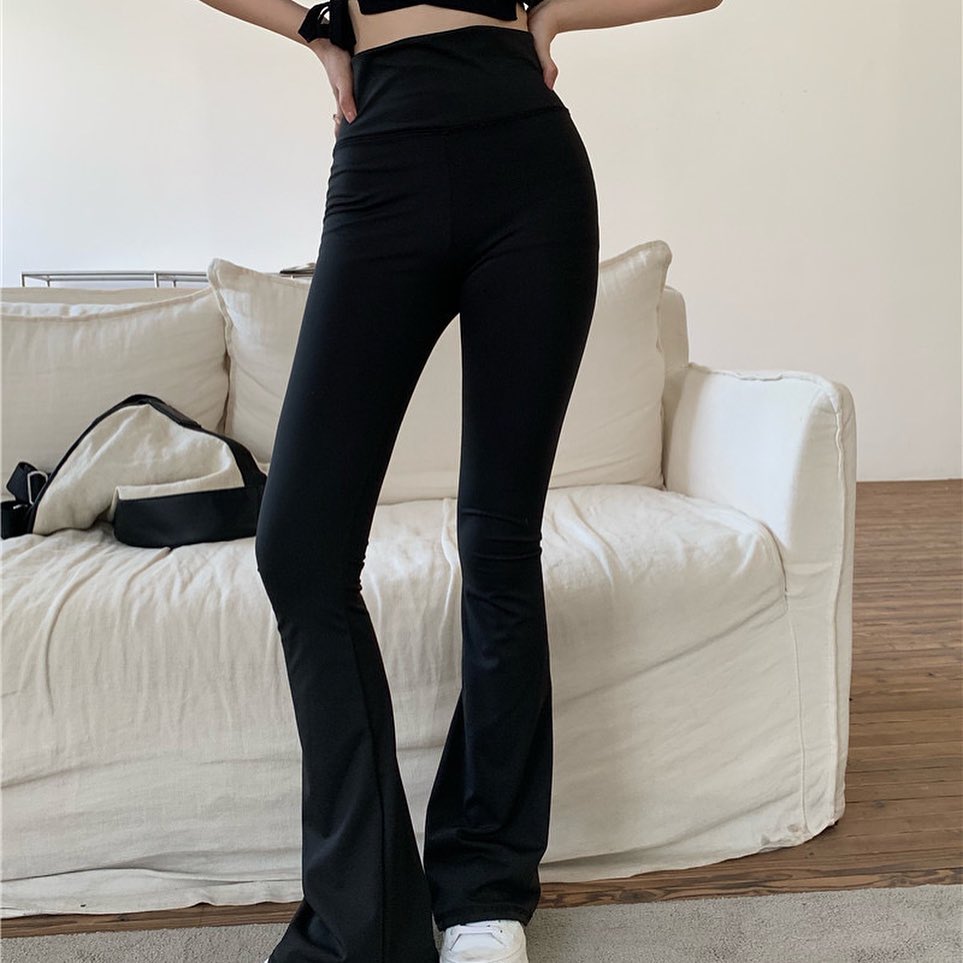 Trumpet high waist long pants 