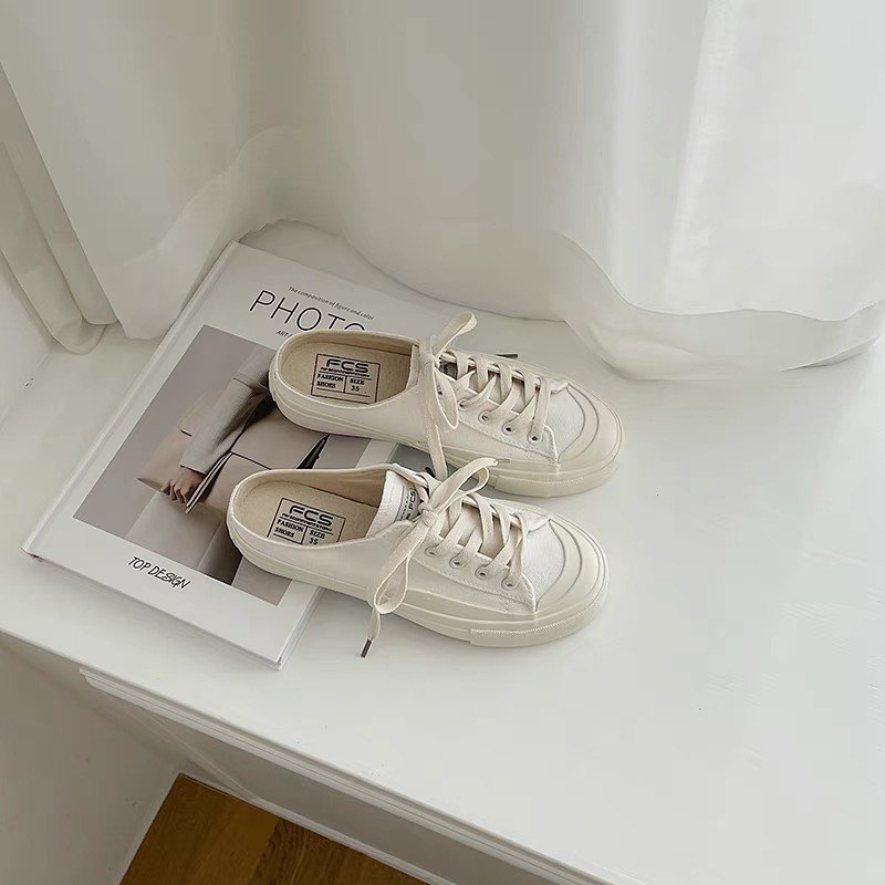 Canvas slip on shoes