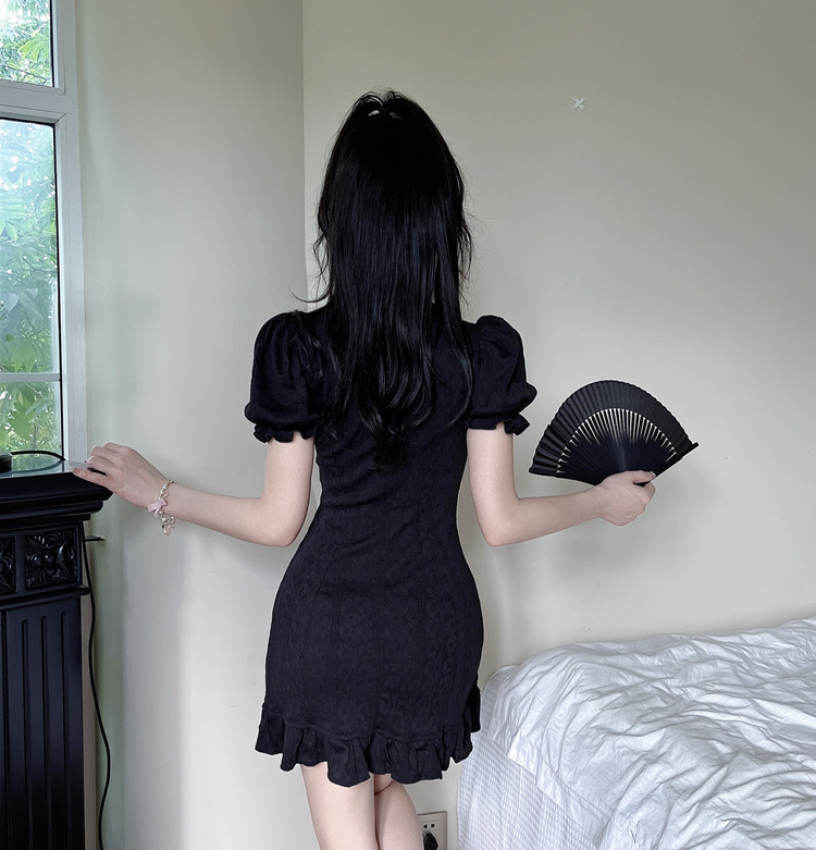 Short Sleeve Modern Cheongsam