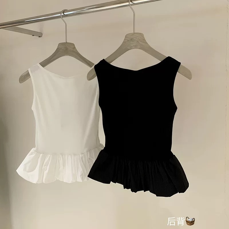 Square Neck Flare Tank Top