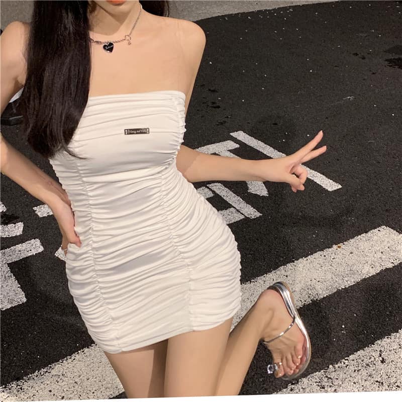 White Tube Dress
