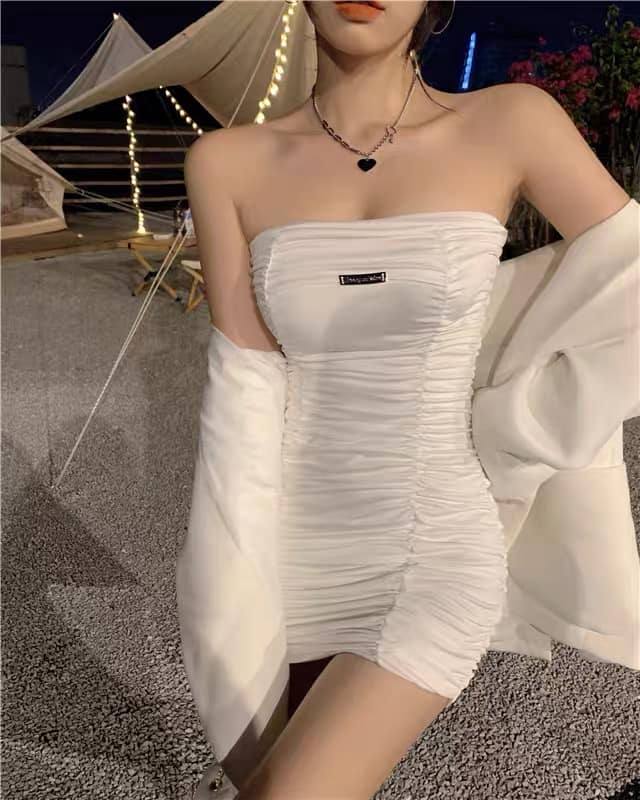 White Tube Dress