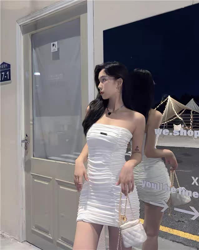 White Tube Dress