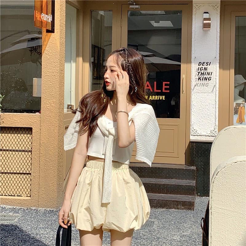 Translucent Crop Cardigan