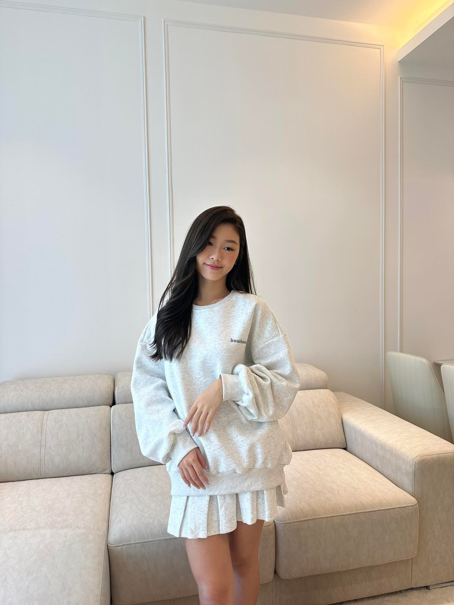 Long Sleeve Sweater & Skirt Set