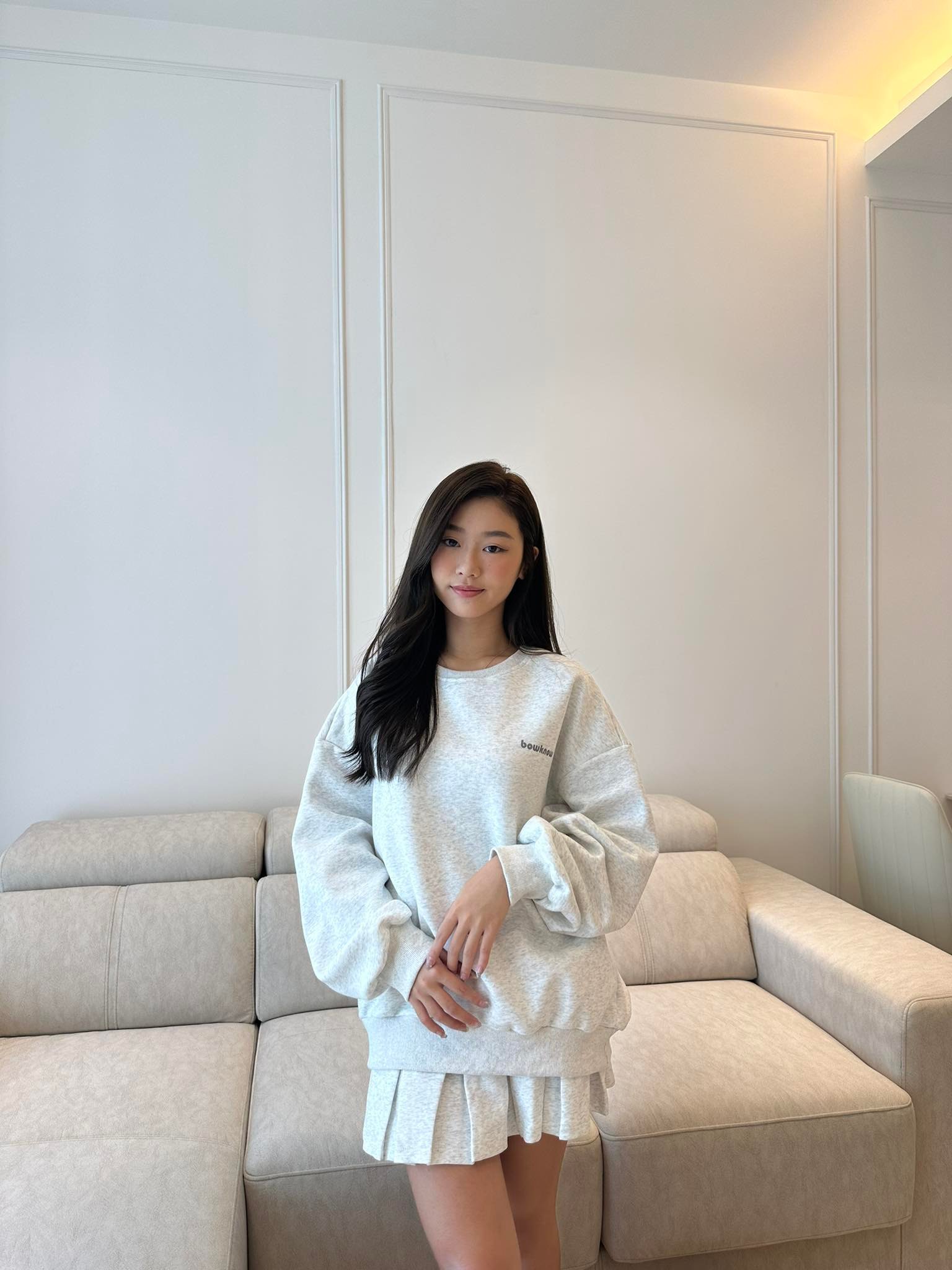 Long Sleeve Sweater & Skirt Set